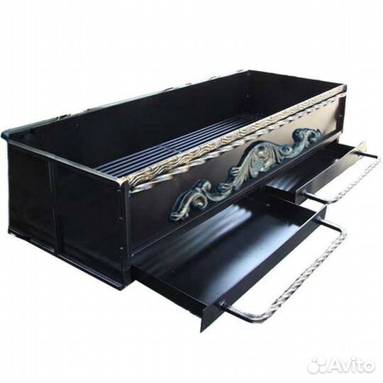 Мангал для дачи кованый «Барокко Премиум»