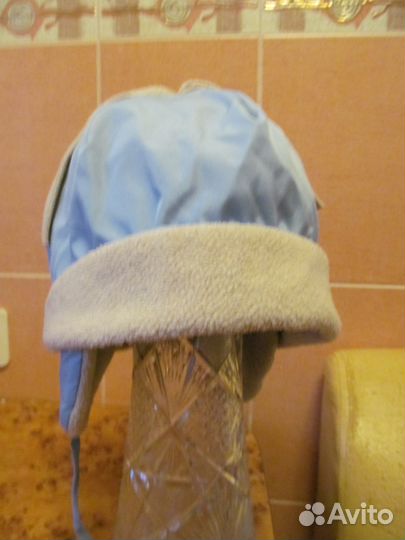 Шапка утепленная влагозащитная на девочку 5-6 лет