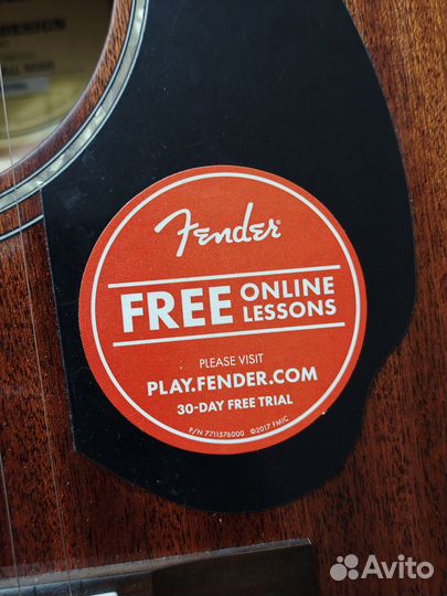 Акустическая гитара Fender CD-60S 6- струнная