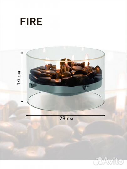 Новый настольный камин Philippi burn