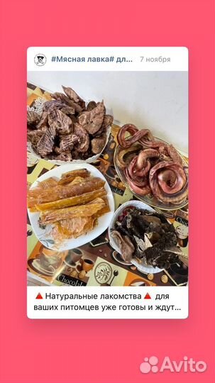 Лакомство для собак