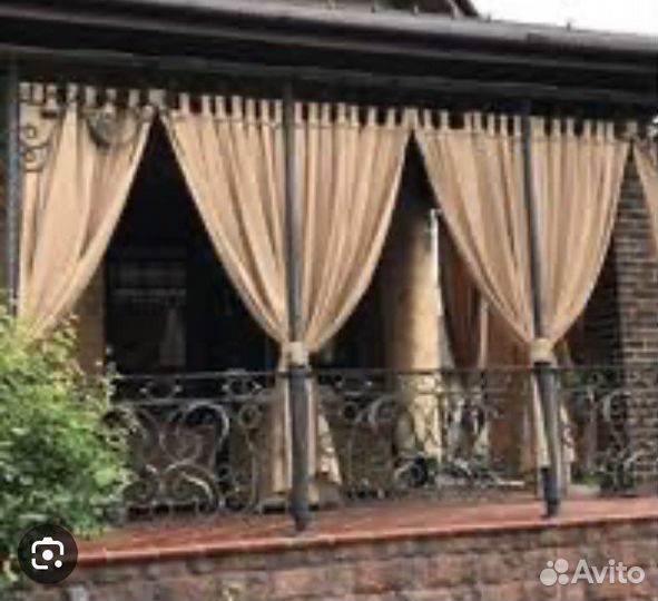 Уличные шторы для беседок (Оксфорд 600 пу)