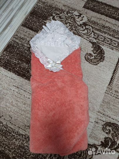 Конверт одеяло на выписку зима