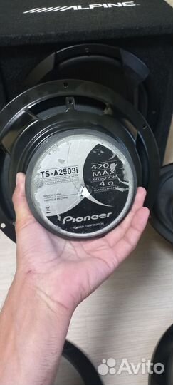 Колонки 25cm² Pioneer TS-2503i