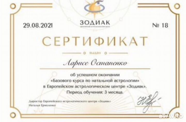 Астролог (натальная карта )