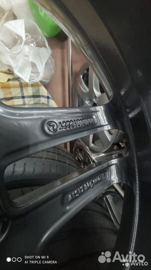 Диски 8,5J x R19. 5 x 112., ET 38. D 66,6 Mercedes