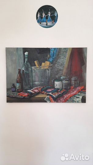 Картина масло холст на деревянном подрамнике