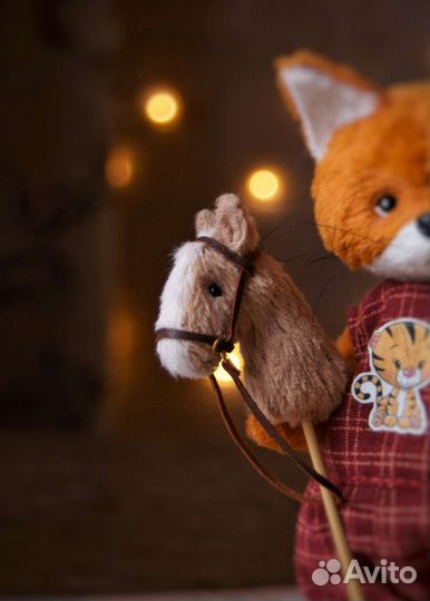 Игрушка тедди лисёнок на заказ