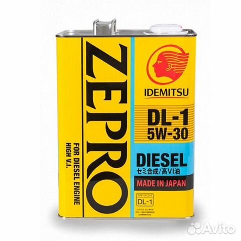 Idemitsu Zepro DL-1 5w30 (4л) Бесплатная замена