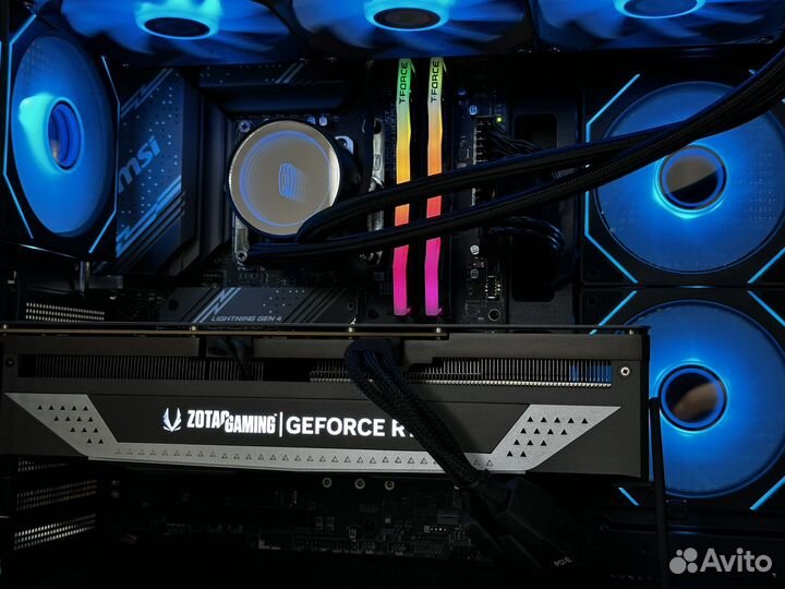 Игровой пк новый мощный на I5-14600KF RTX 4070Ti