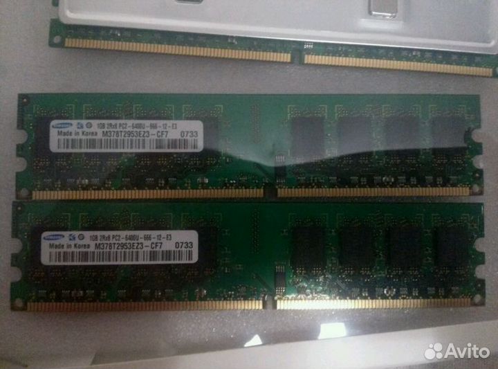 Модули памяти DDR2 PC2-6400