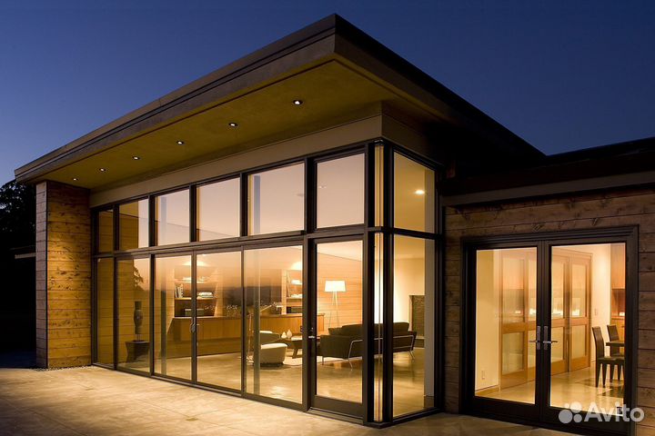 Алюминиевые витражи