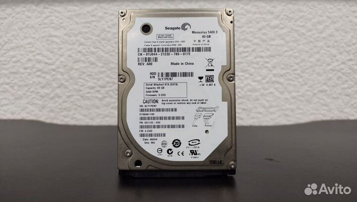 Жёсткий диск Seagate 80Gb