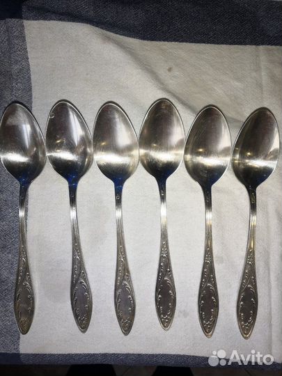 Мельхиор, ложки обеденные СССР, Кольчугино