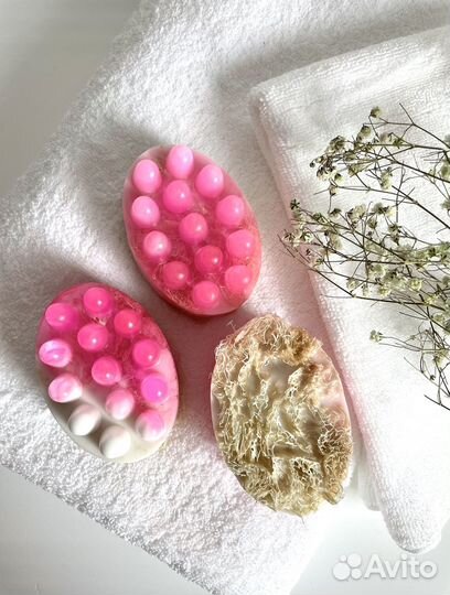 Массажное мыло с люфой