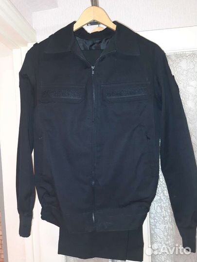 Офисная женская форма, черные рубашки 46 размер