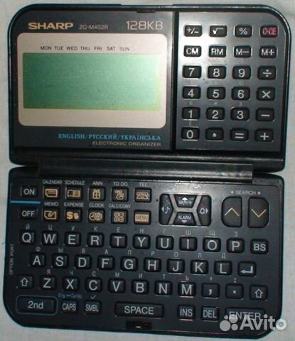 Нерабочий организатор Sharp ZQ-M402R 128Кб