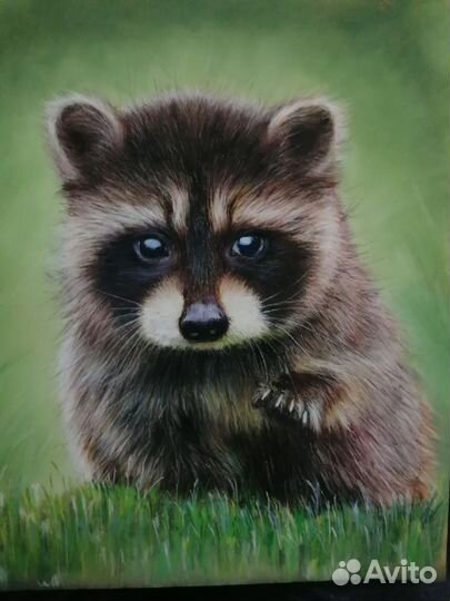 Картина сухой пастелью