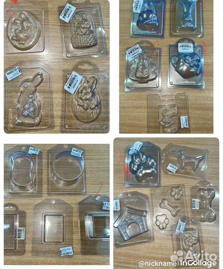 Пластиковые формы для мыла на 23 февраля, 8 марта