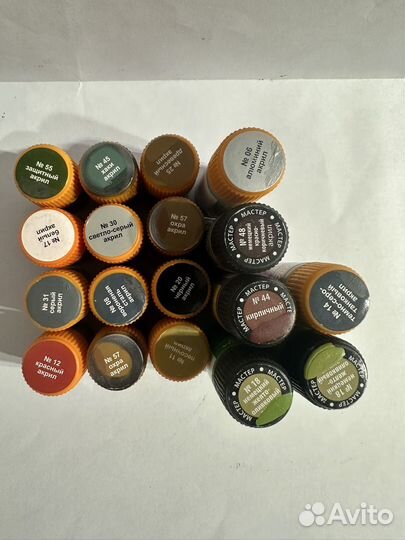 Краски для аэрографа и кисти