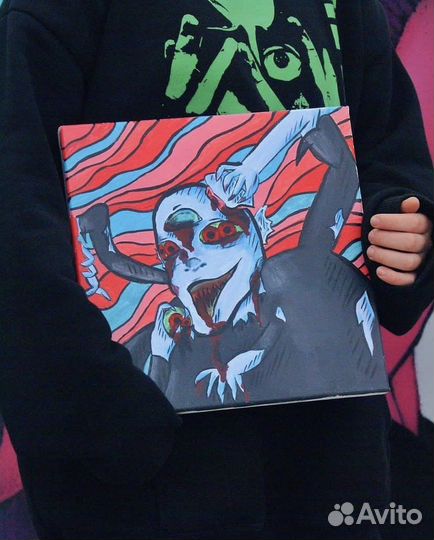 Картина акрилом на холсте