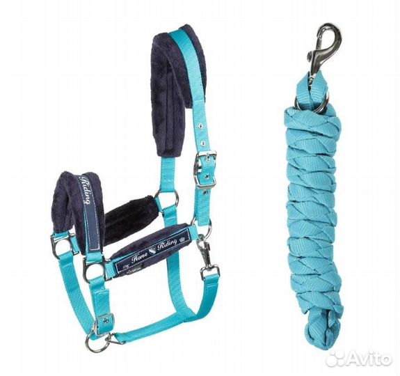 Новый недоуздок и чомбур для лошади