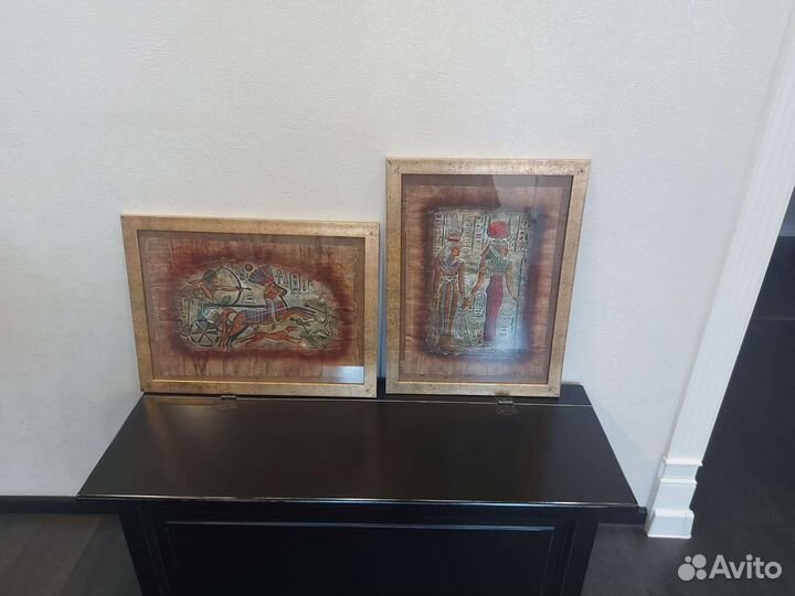 Картина на папирусе из Египта