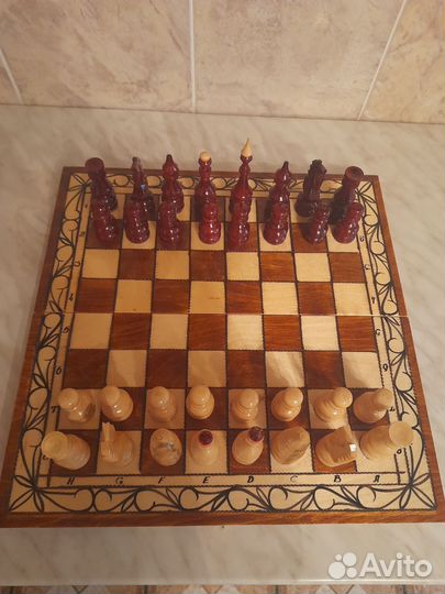 Шахматы большие деревянные