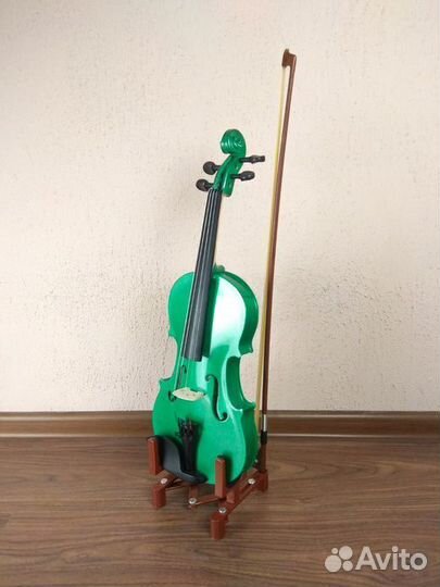 Новая Скрипка зеленая Antonio lavazza VL-20/GR 3/4