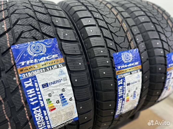 Tri Ace Snow White II Stud 315/35 R21 и 275/40 R21 106U