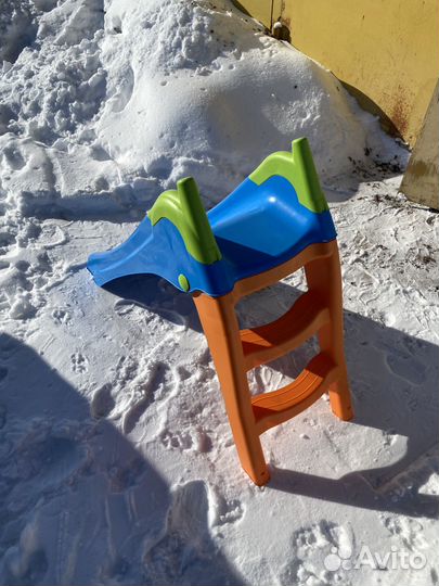 Детская горка пластиковая для дома