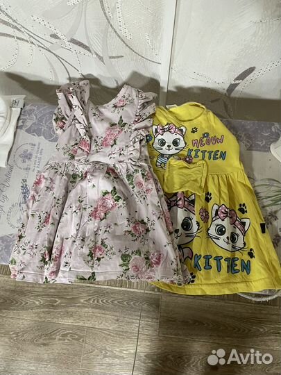Платье на девочку 86