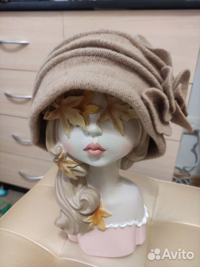 Шапка шляпка берет