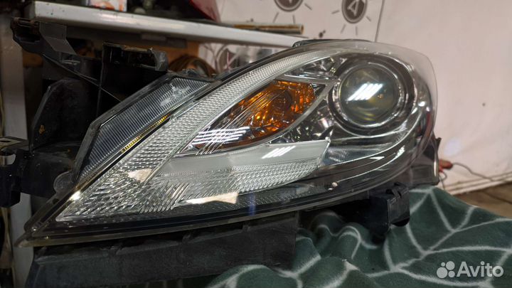 Фары Мазда 6 gh рестайлинг адаптивные биксенон AFS