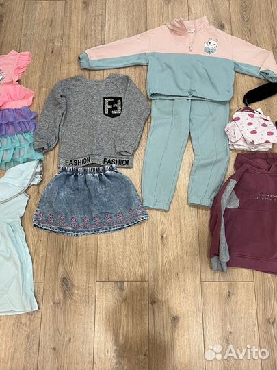 Вещи на девочку пакетом от 104