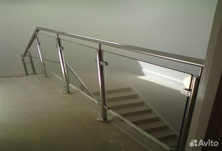 Стеклянные перила