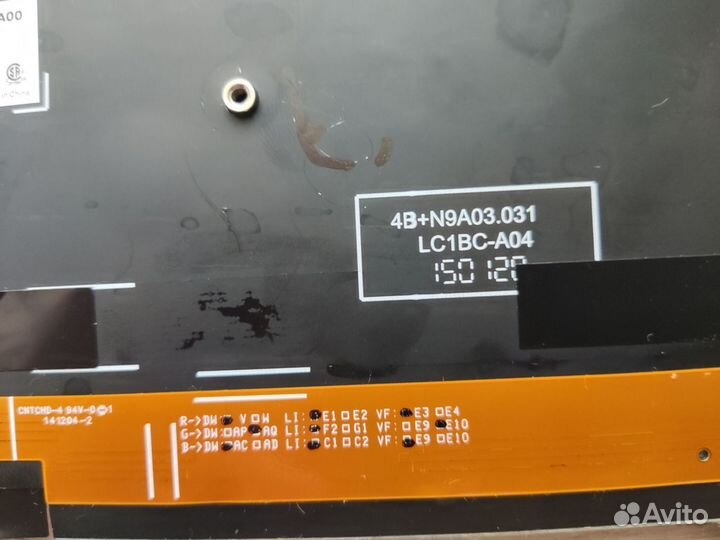 Клавиатура от ноутбука dell Alienware 17 r2 r3