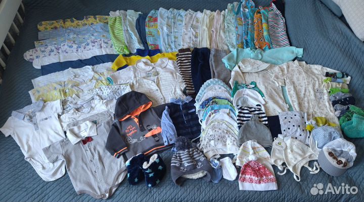 Пакет вещей для мальчика от 0 до 6мес
