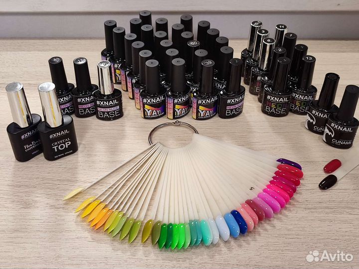 Товары для маникюра, базы цветные новые, слайдеры