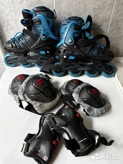 Детские ролики и защита