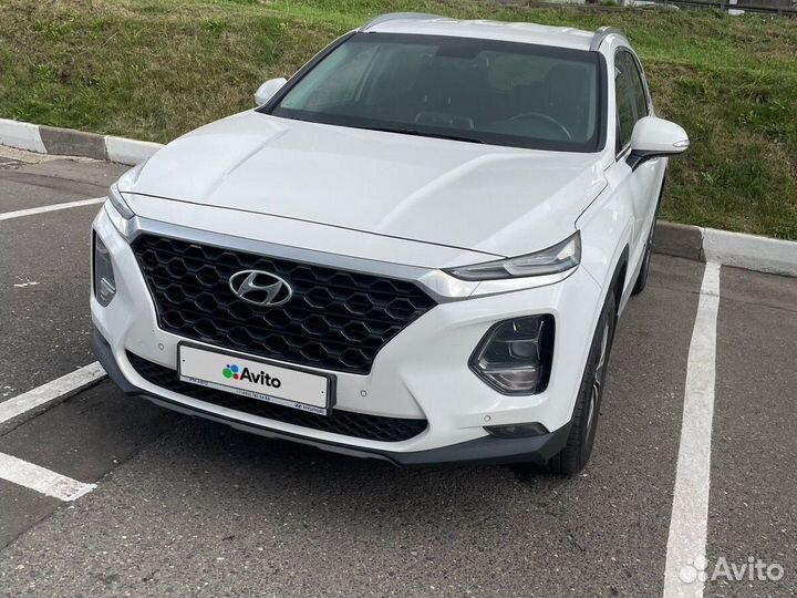 Hyundai Santa Fe 2.2 AT, 2018, 75 000 км