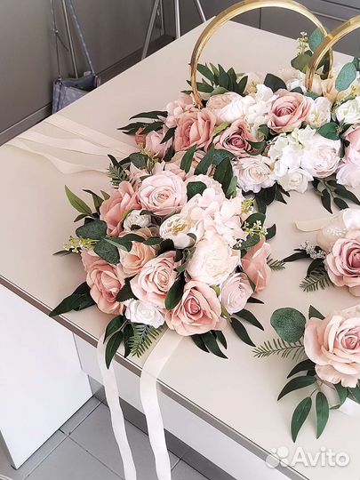 Украшения на свадебное авто