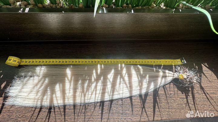 Волосы для наращивания 50см блонд б/у