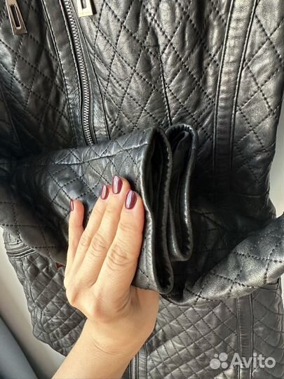 Кожаная куртка из натуральной кожи Италия