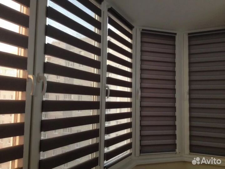 Рулонные и римские шторы, жалюзи на окна