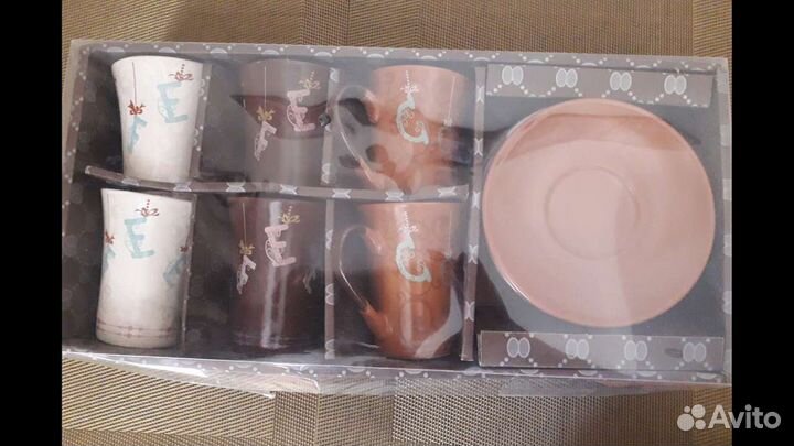 Кофейный сервиз новый в коробке