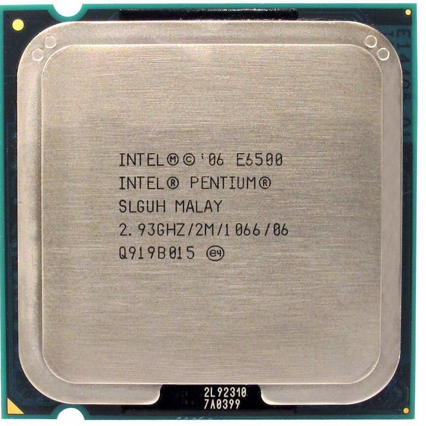 [E6500] Процессор Intel Slguh 2.93ghz E6500