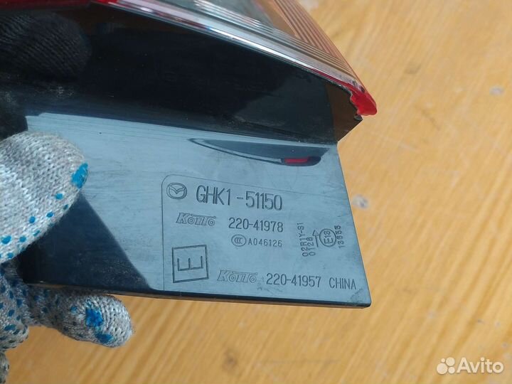 Задние фонари Мазда 6 Gj