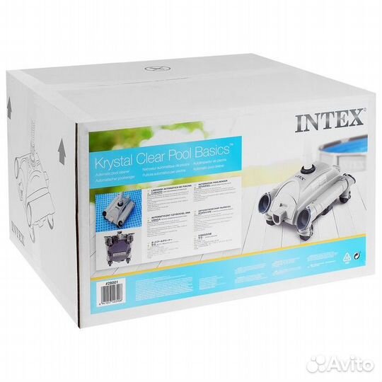 Автоматический пылесос для бассейна intex 28001