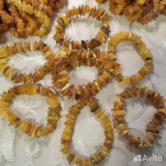 Лечебный Дикий Янтарь -браслет